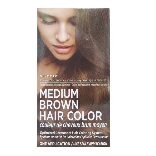 Nu-Pore Hair Color Med Brown - wholesale