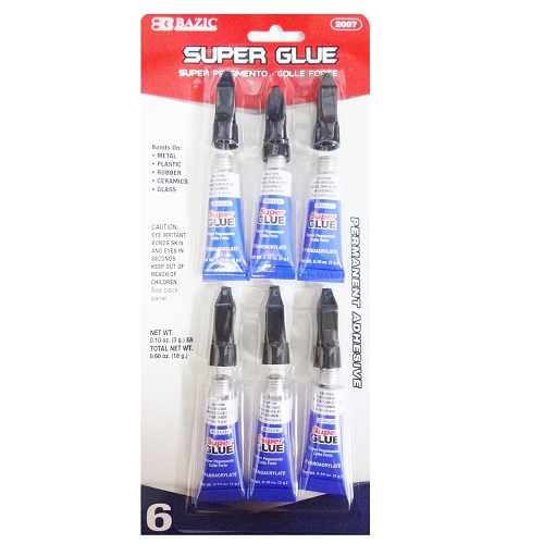 Super Glue 6pk 0.60oz - wholesale