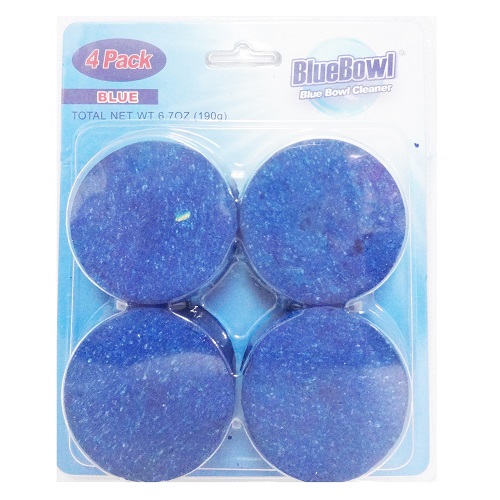 Blue Bowl Toilet Tablets 4pk Blue - wholesale