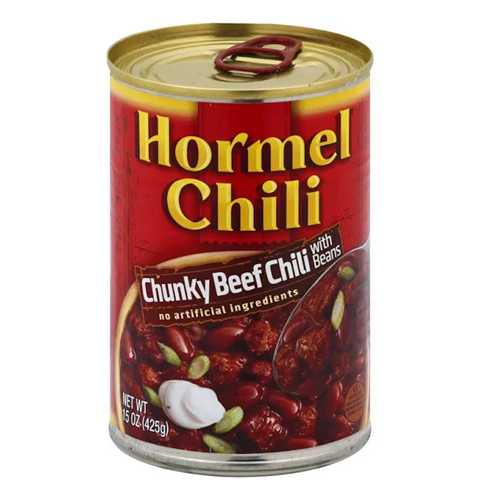 Hormel Chunky Beef Chili W-Beans 15oz - wholesale