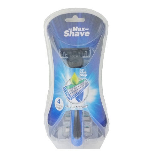 Max Shave Razor W-4 Cartridges - wholesale
