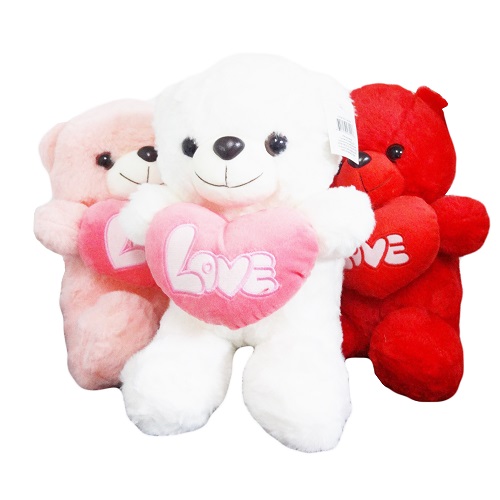 Toy Plush Teddy Bear 11in Asst Clrs - wholesale