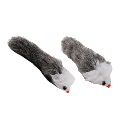 Pet Toy Grey Rat 6in - wholesale