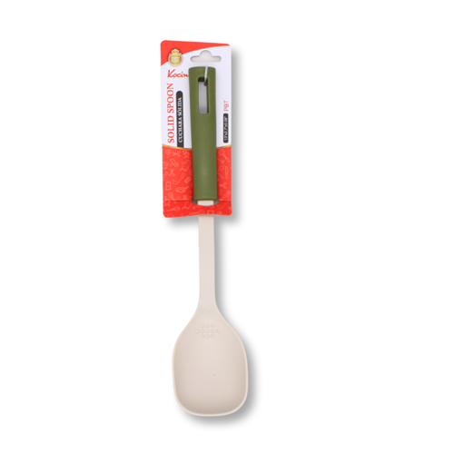 Serving Spoon 13in Green Handle - wholesale