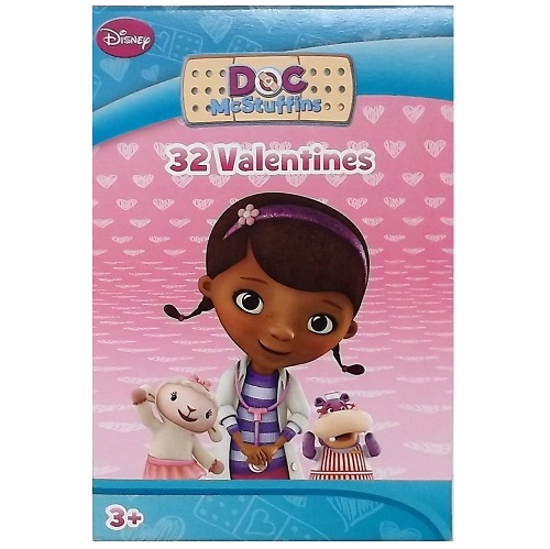 Valentine Cards 32ct Doc Mc Stuffins - wholesale