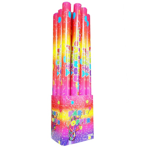 Party Poppers Fiesta 80cm Display - wholesale
