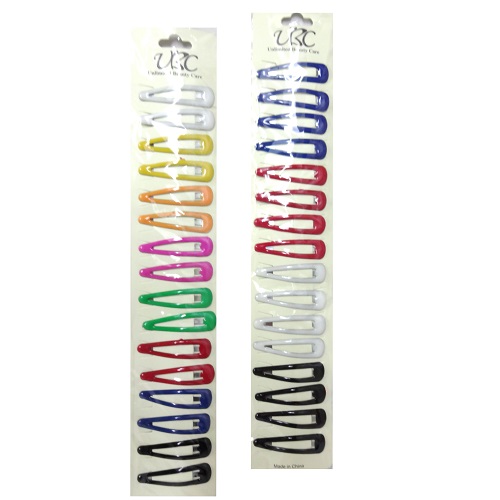 Hair Metal Snaps 16pc Asst Clrs - wholesale