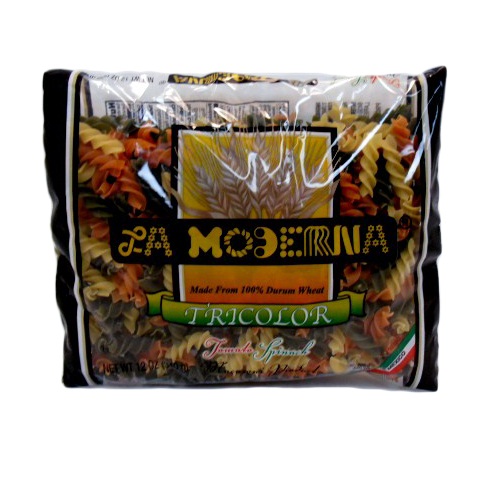La Moderna Pasta 12oz Rotini Tri Color - wholesale