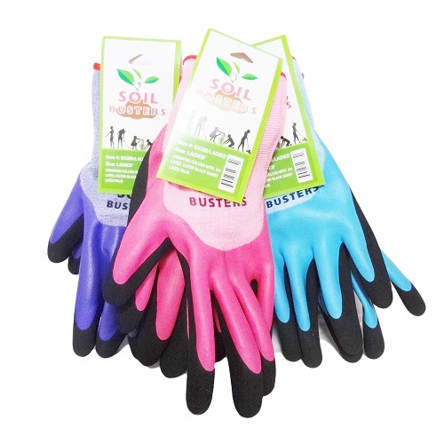 Ladies Gardening Gloves Asst Clrs - wholesale